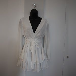 Hello Molly Must Be Lonely Now Romper | White | Size S